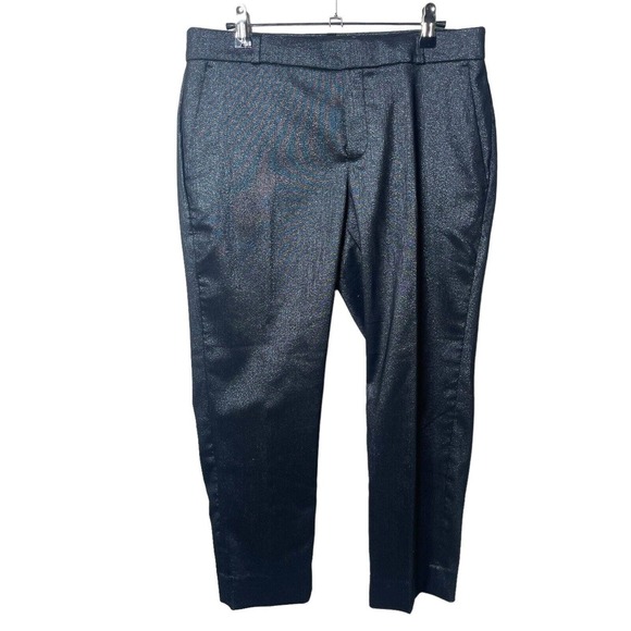 Banana Republic Pants - Banana Republic Avery Fit Sparkly Straight leg Ankle Trouser Pant 8 Petite
